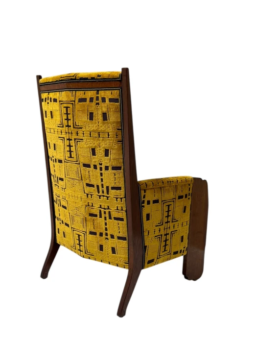 Art Deco Amsterdamse School Lounge Chair by Cornelis van der Sluys, 1918